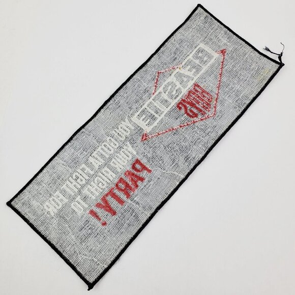 Beastie Boys Vintage Patch 90s Felt Fight Right Party Iron On 10.25x4" NOS - Picture 3 of 11